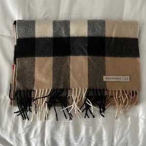Burberry Classic Check Cashmere Scarf
